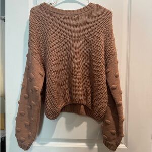 Jessica Simpson Mauve Textured Sweater